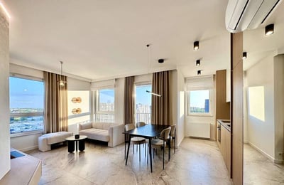 Alquiler de un elegante apartamento amueblado de 3 habitaciones, 60 m², Varsovia, Polonia